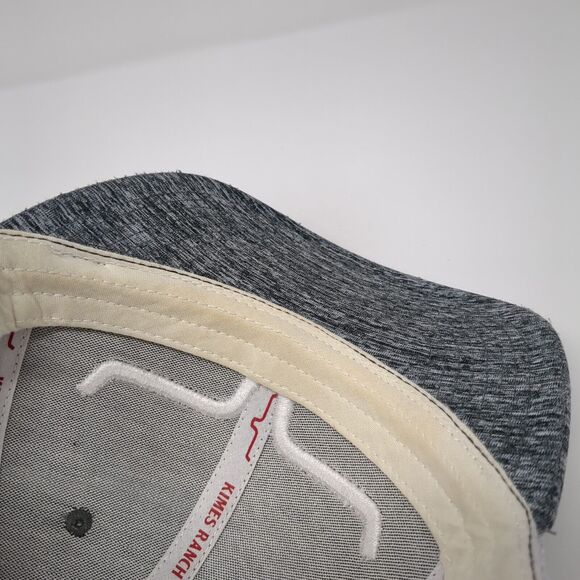 Kimes Ranch Snapback Mesh Back Trucker Hat Gray One Size Embroidered - Picture 7 of 9